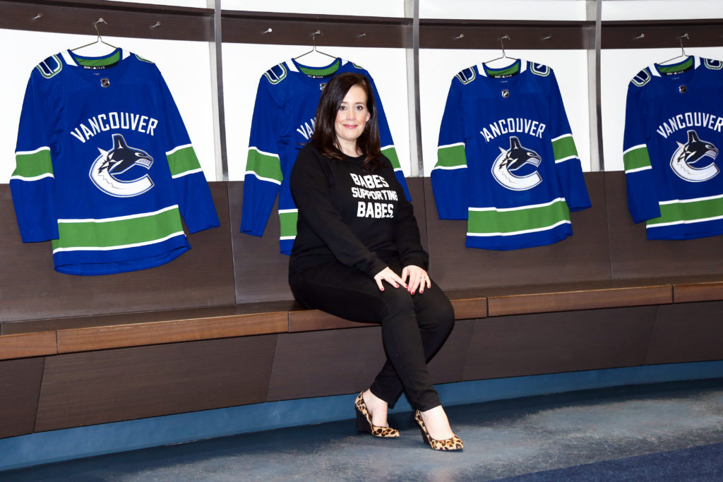 Alex Oxenham, the Senior Director of Community Partnerships for The Canucks & Executive Director of The Canucks for Kids Fund is photographed at Rogers Arena.