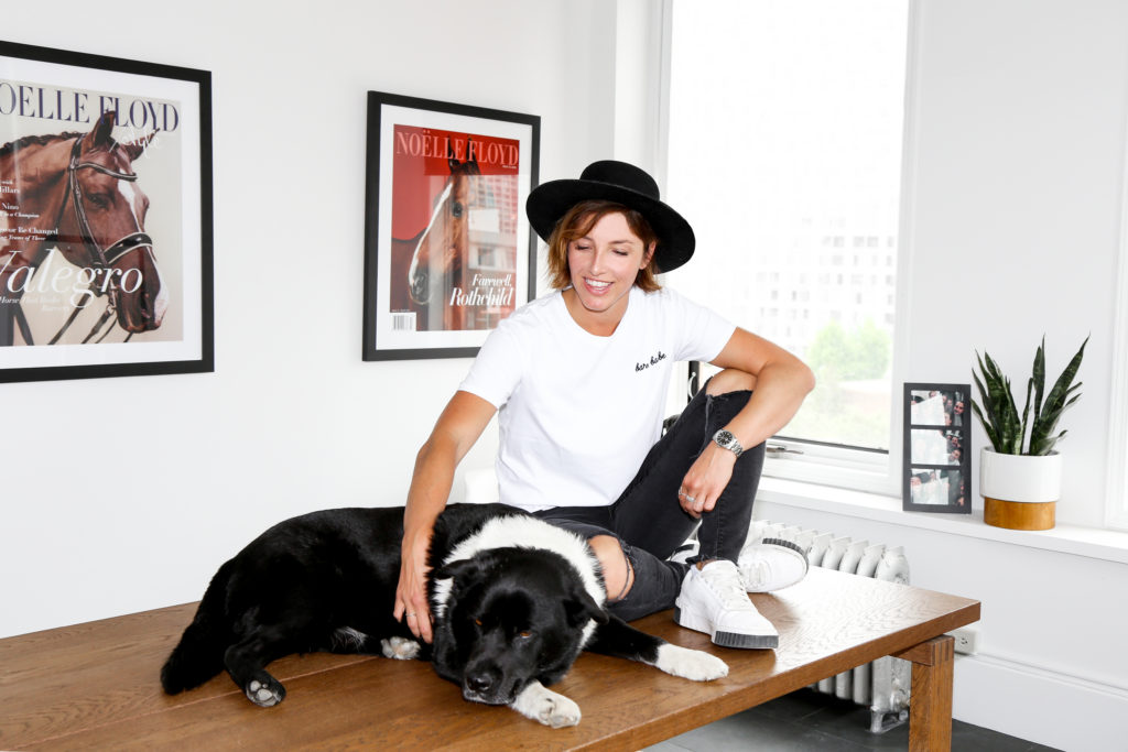 Female entrepreneur Noëlle Floyd is photographed at the head office of Noëlle Floyd Magazine in Vancouver.