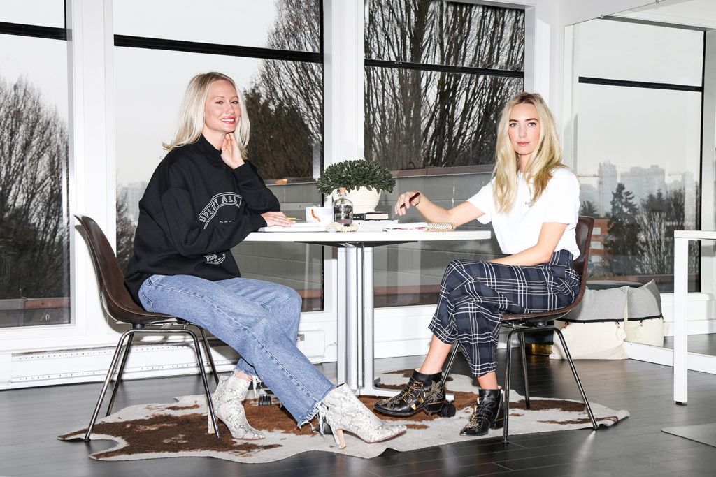 Sam Ellis and Hannah Bernard of the female-founded company, Roots and Ardor, are photographed at their office in Vancouver.